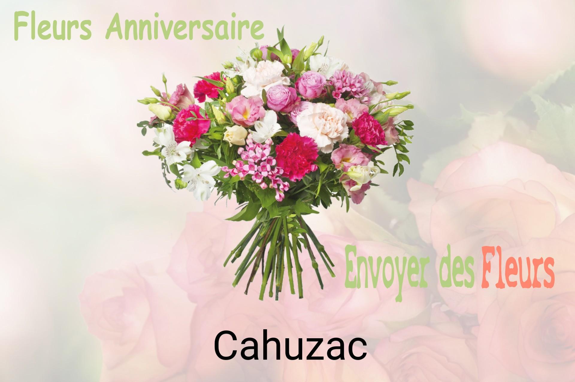 Bouquet de fleurs d’anniversaire livré à Cahuzac